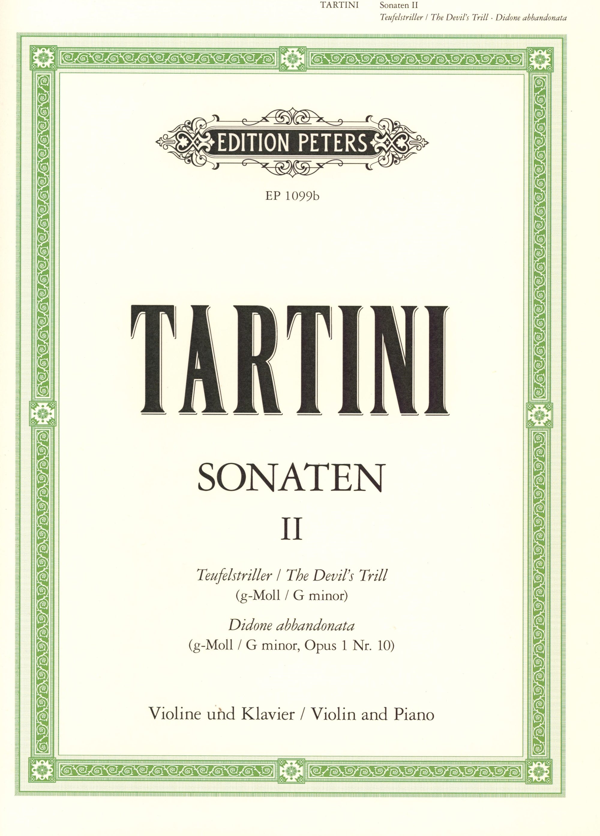 Tartini: Violin Sonatas - Volume 2