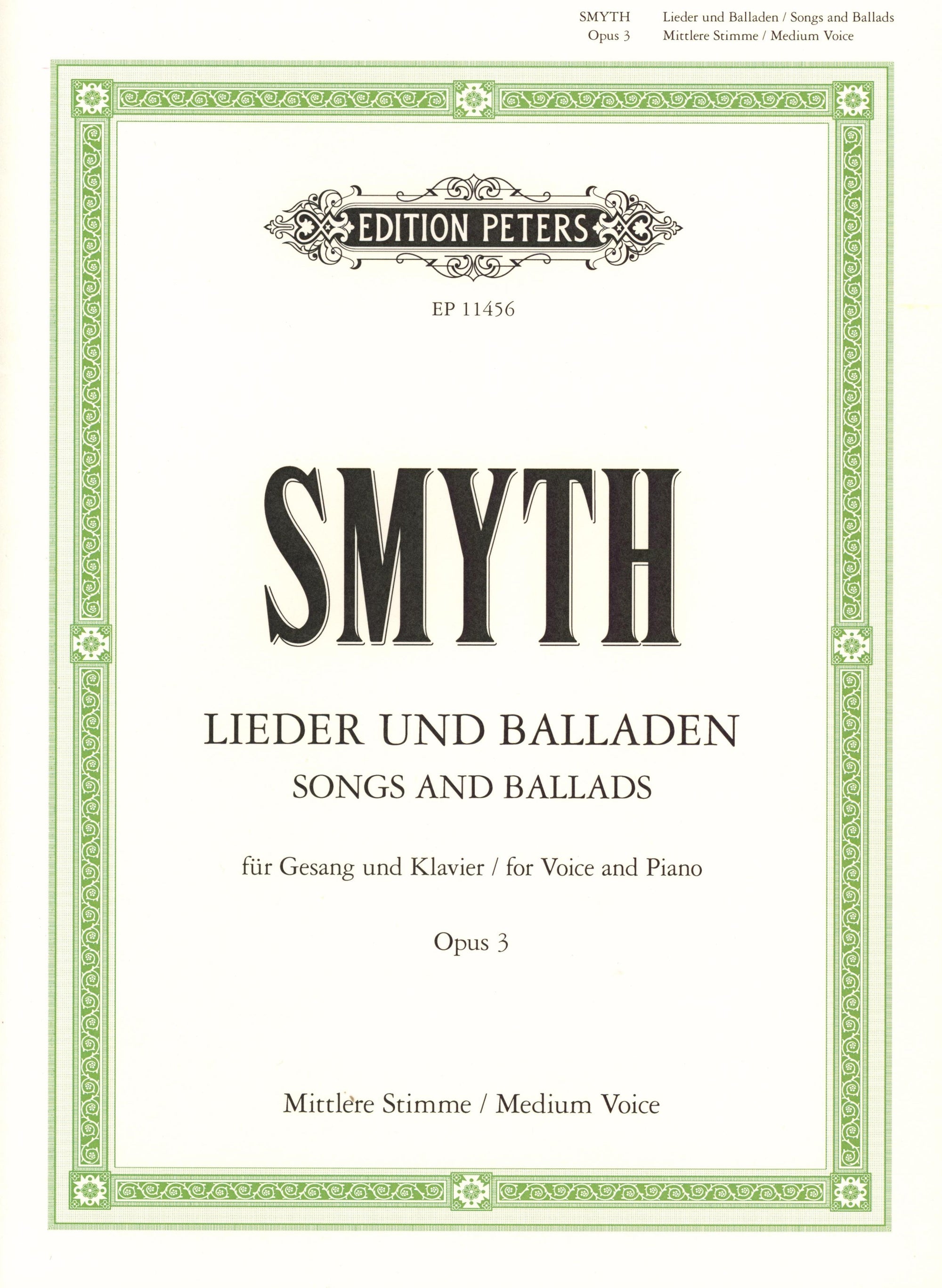 Smyth: Songs and Ballads, Op. 3