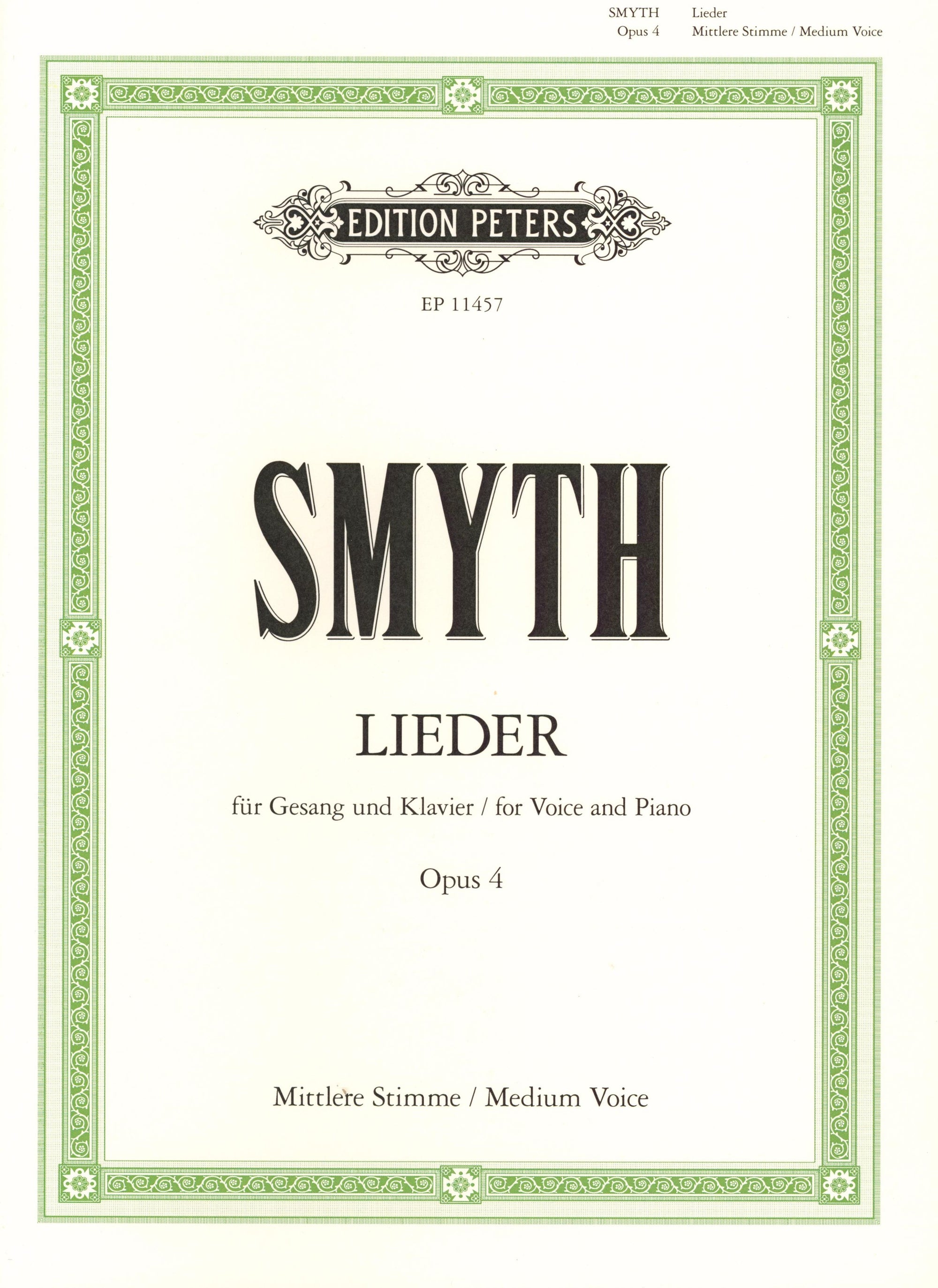 Smyth: Lieder, Op. 4