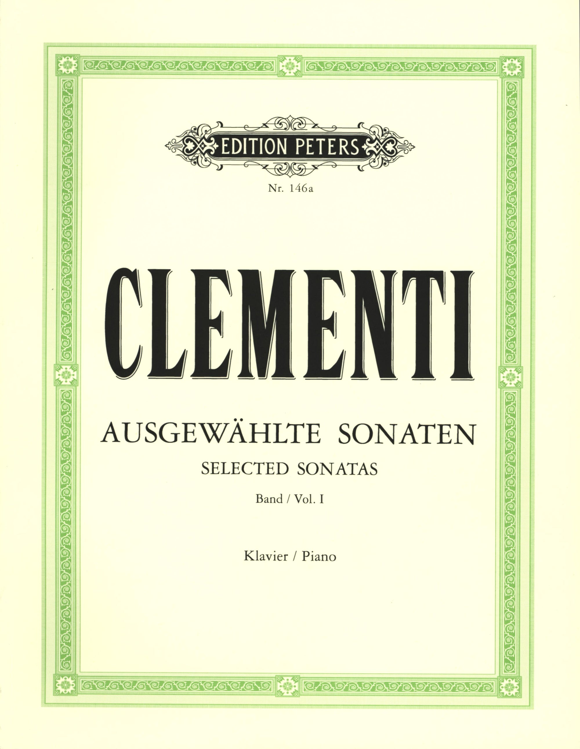 Clementi: Piano Sonatas - Volume 1