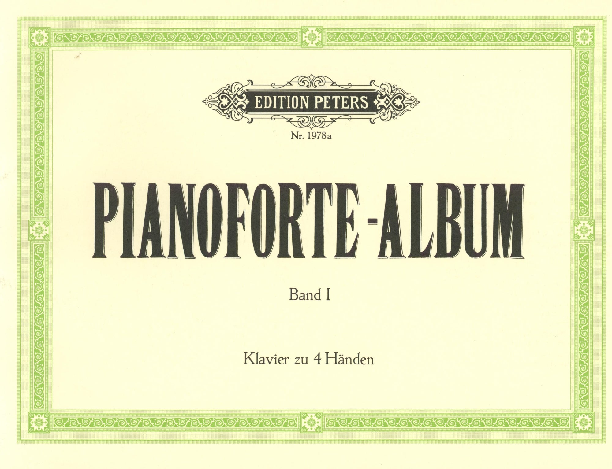 Piano Album: Collection of Popular Pieces for Piano Duet - Volume 1