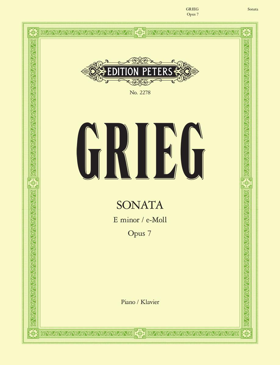 Grieg: Piano Sonata in E Minor, Op. 7