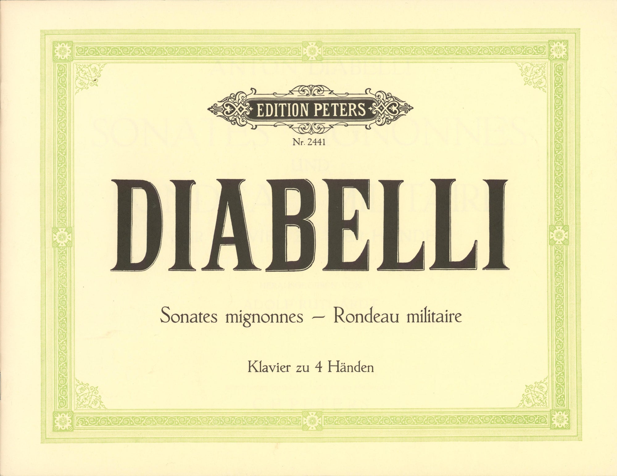 Diabelli: 2 Cute Sonatas & Military Rondo, Op. 150