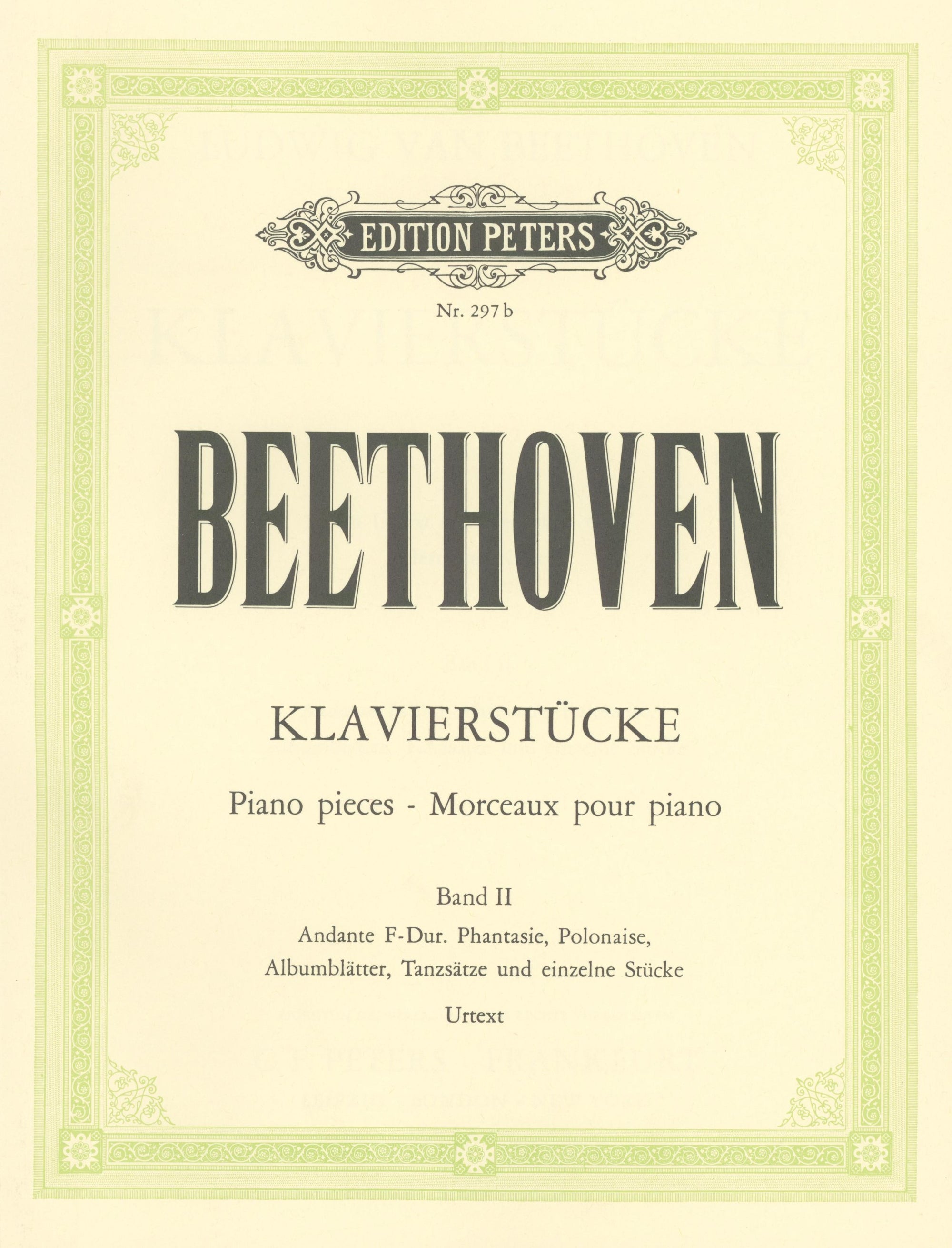 Beethoven: Album of Piano Pieces - Volume 2