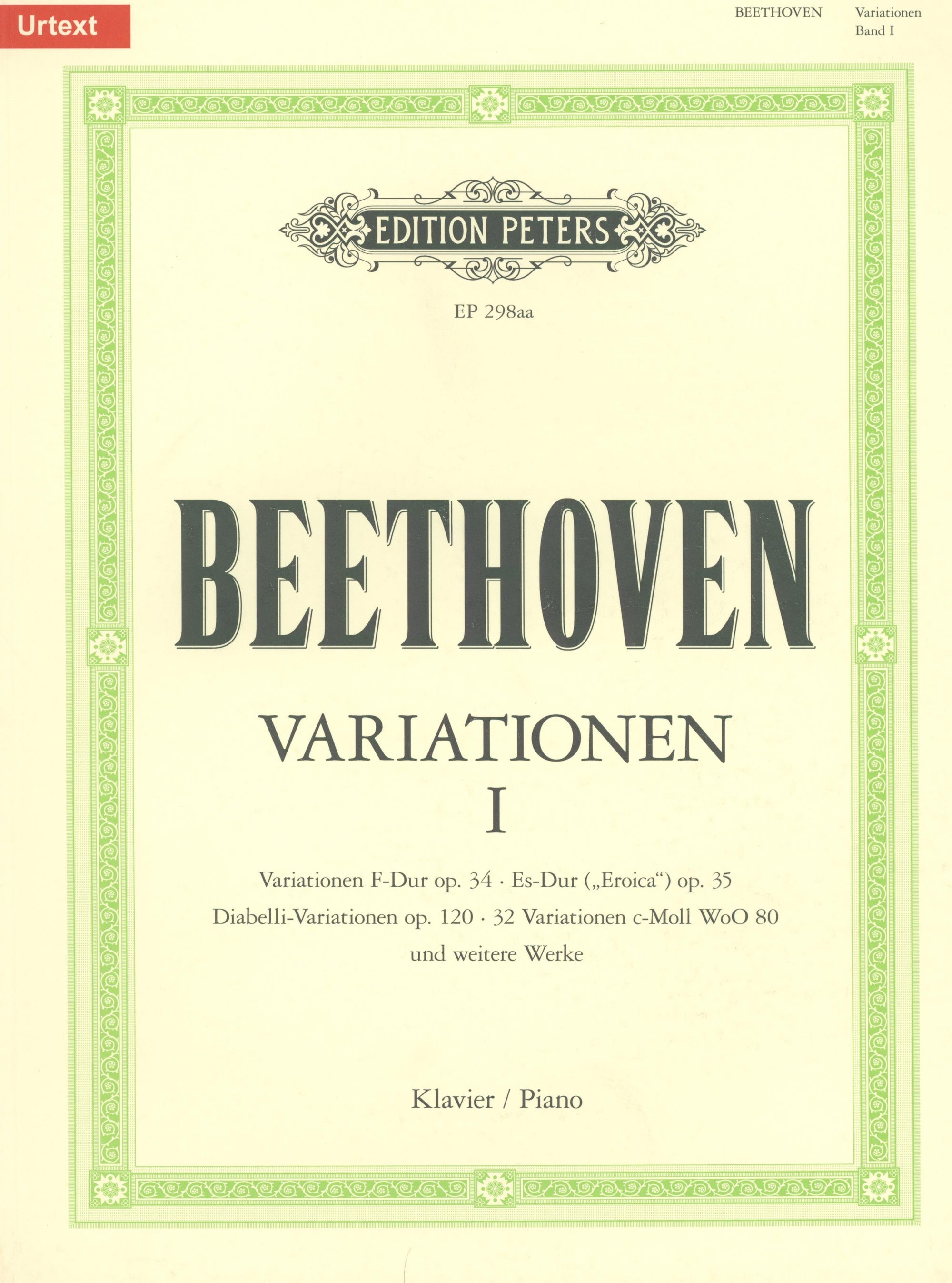 Beethoven: Complete Variations - Volume 1