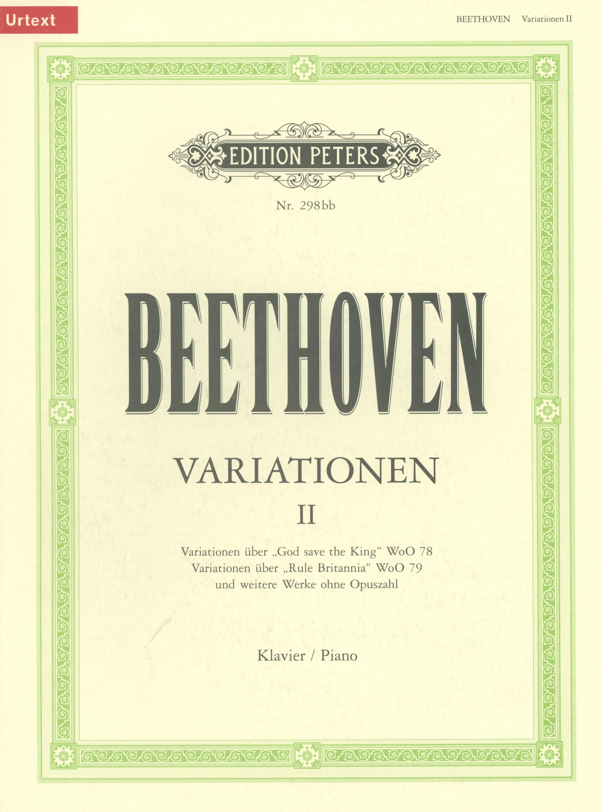 Beethoven: Complete Variations - Volume 2