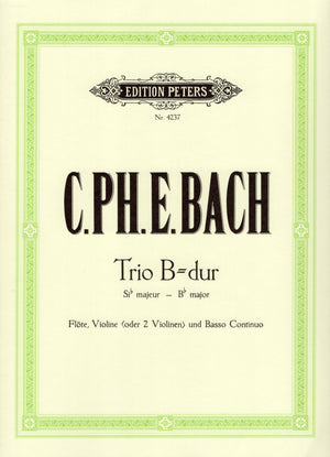 C.P.E. Bach: Trio Sonata in B-flat Major, Wq. 161/2, H. 578