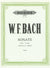 W.F. Bach: Sonata in F Major for 2 Pianos