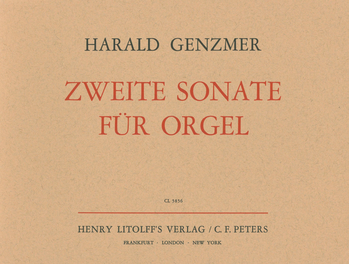 Genzmer: Organ Sonata No. 2