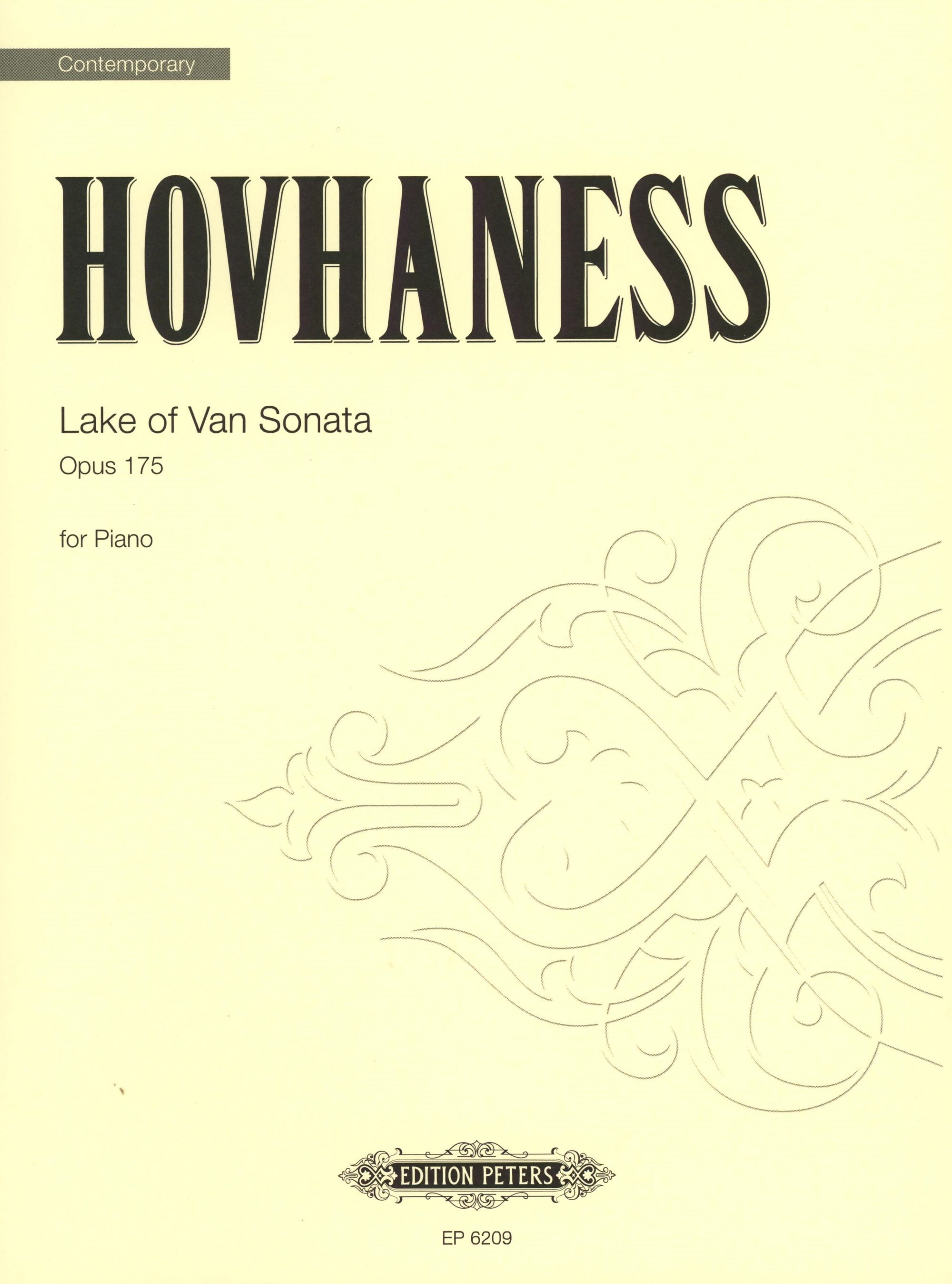 Hovhaness: Lake of Van Sonata, Op. 175