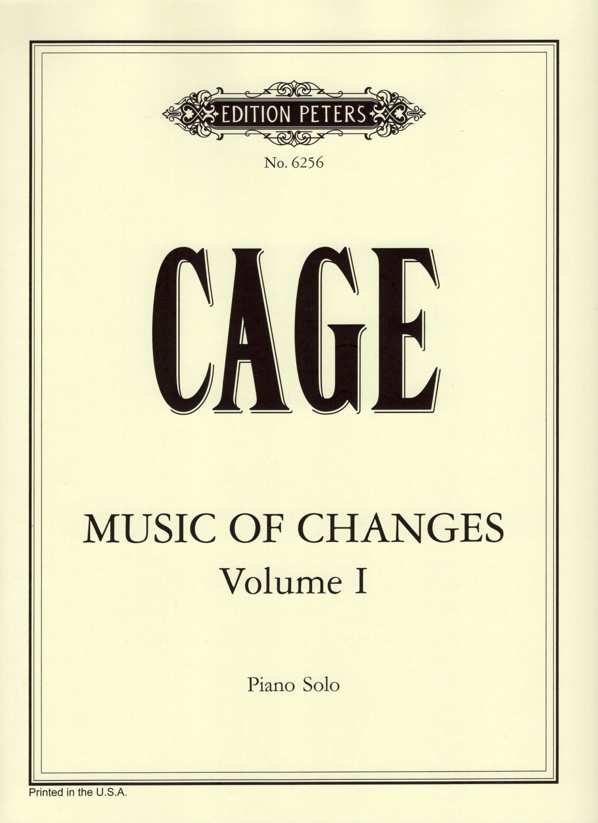 Cage: Music of Changes - Volume 1
