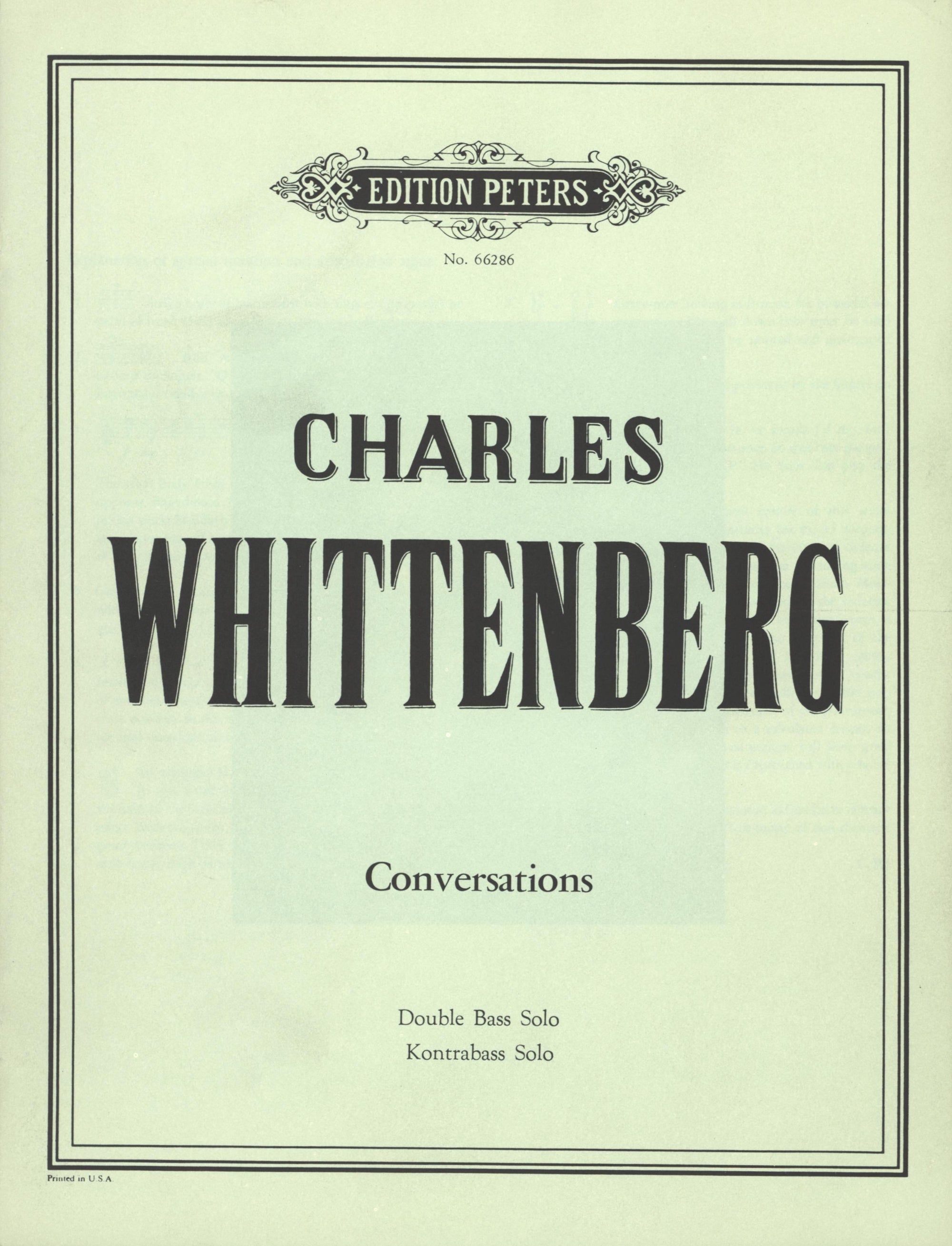 Whittenberg: Conversations