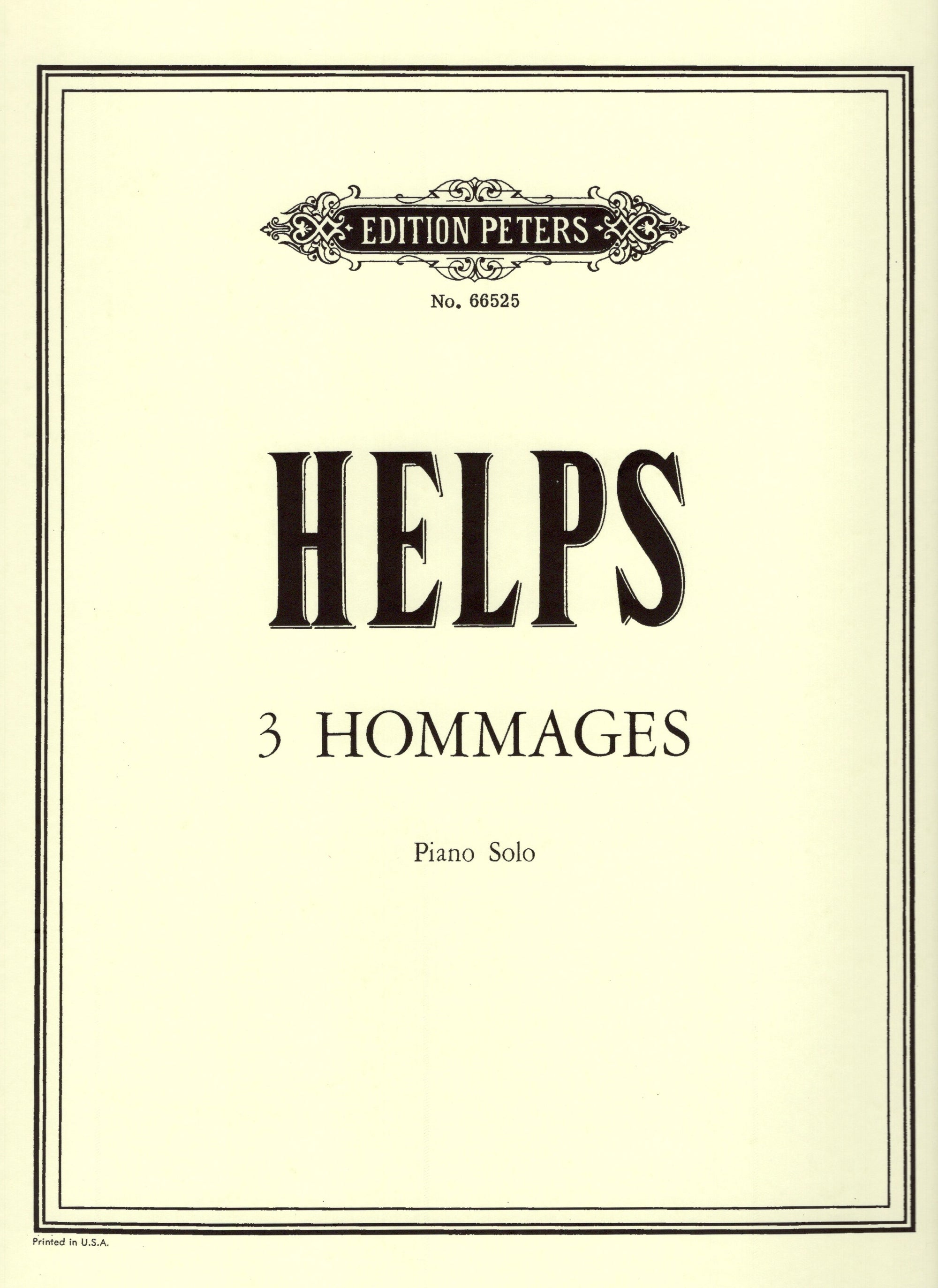 Helps: 3 Hommages