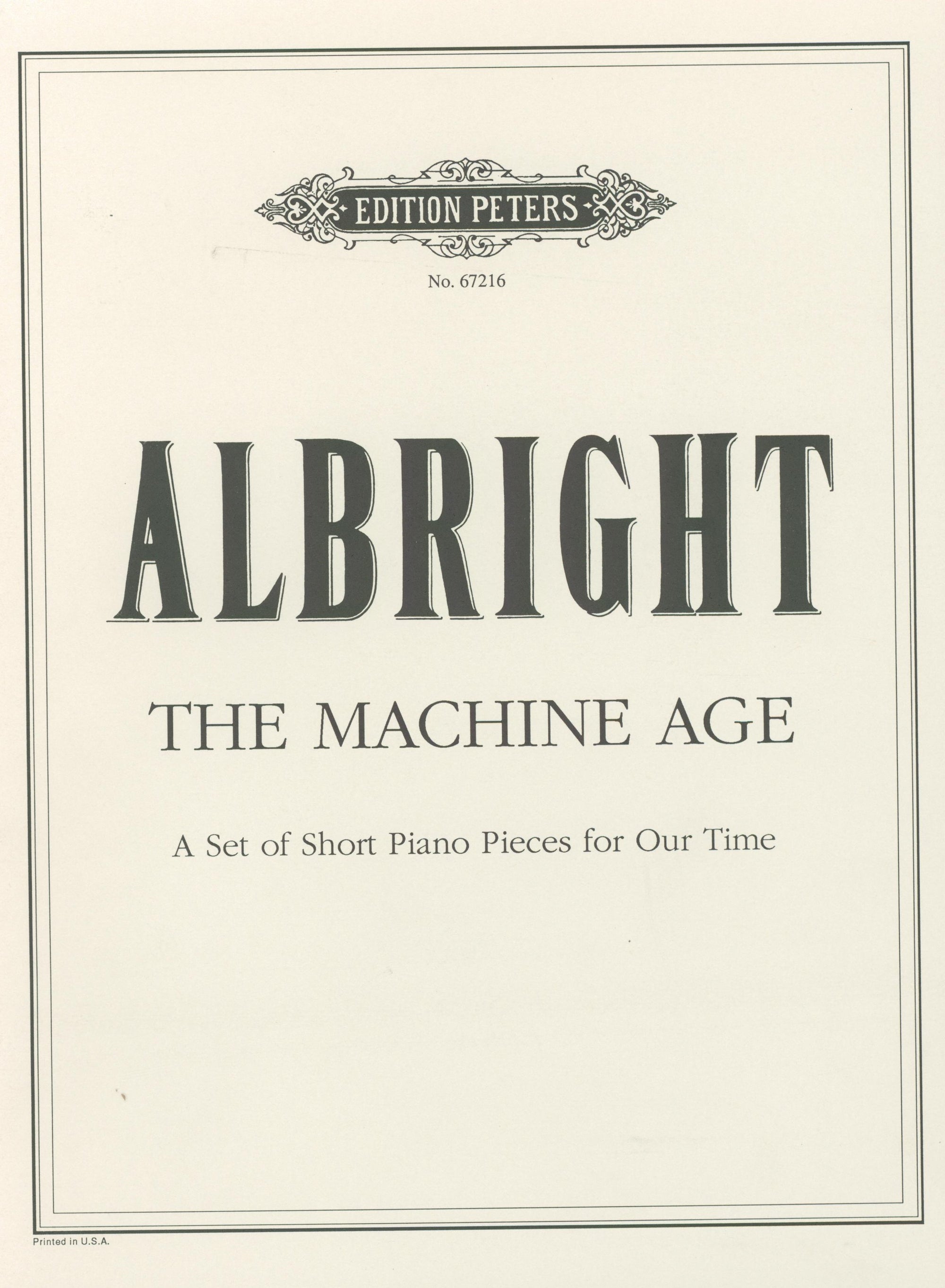 Albright: The Machine Age