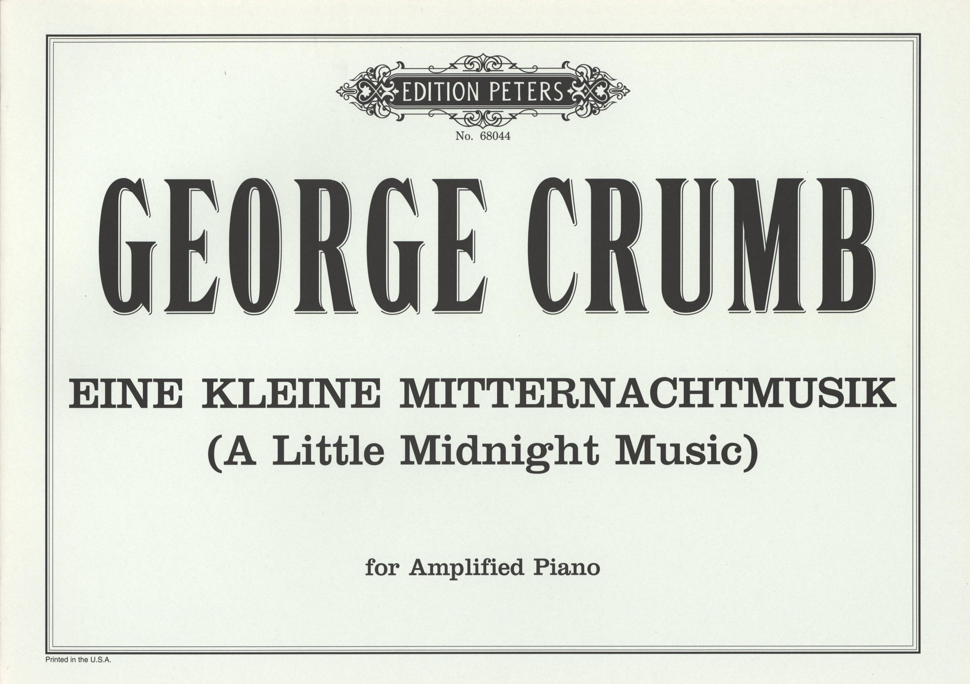 Crumb: Eine Kleine Mitternachtmusik