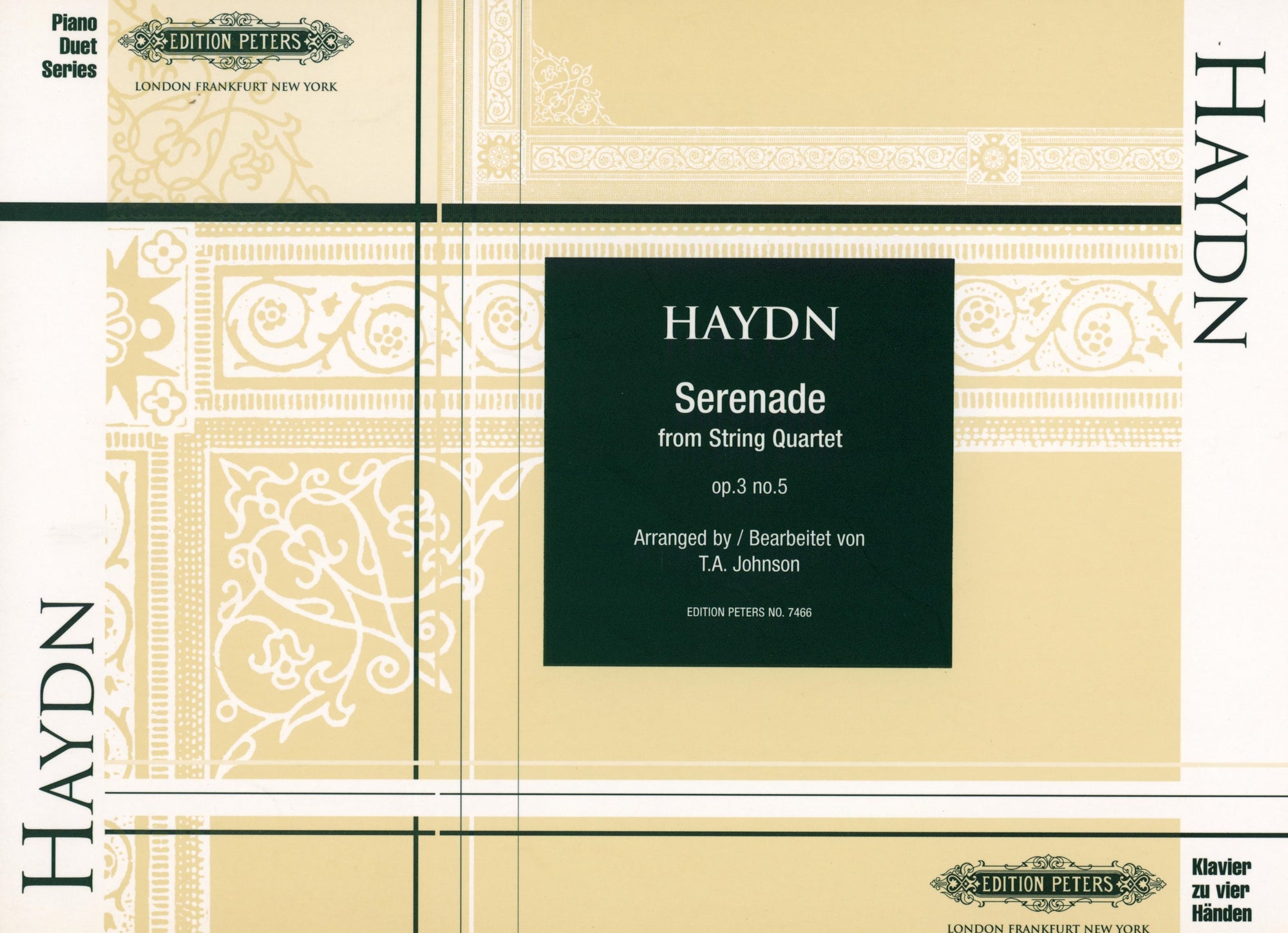 Haydn: Serenade from String Quartet, Op. 3, No. 5 (arr. for piano 4-hands)