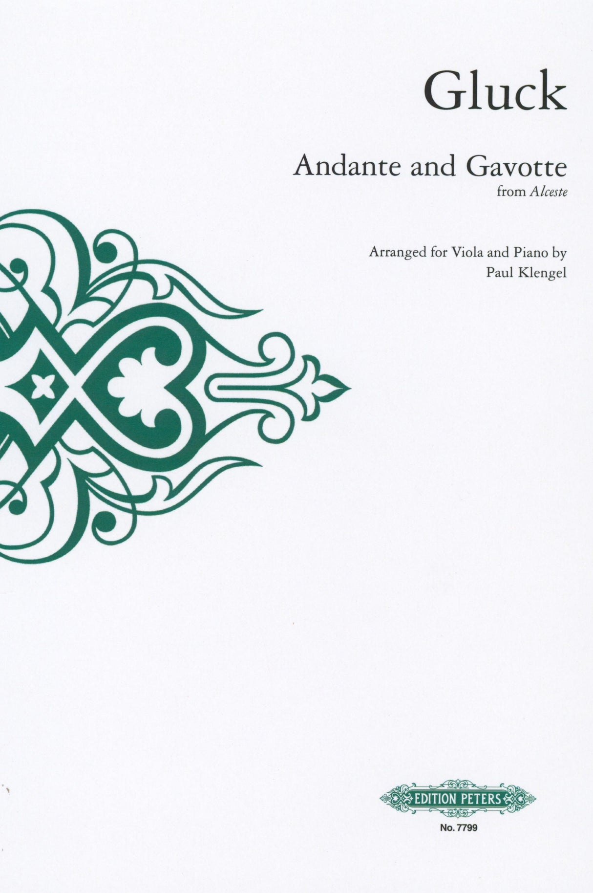 Gluck: Andante and Gavotte from Alceste (arr. for viola and piano)