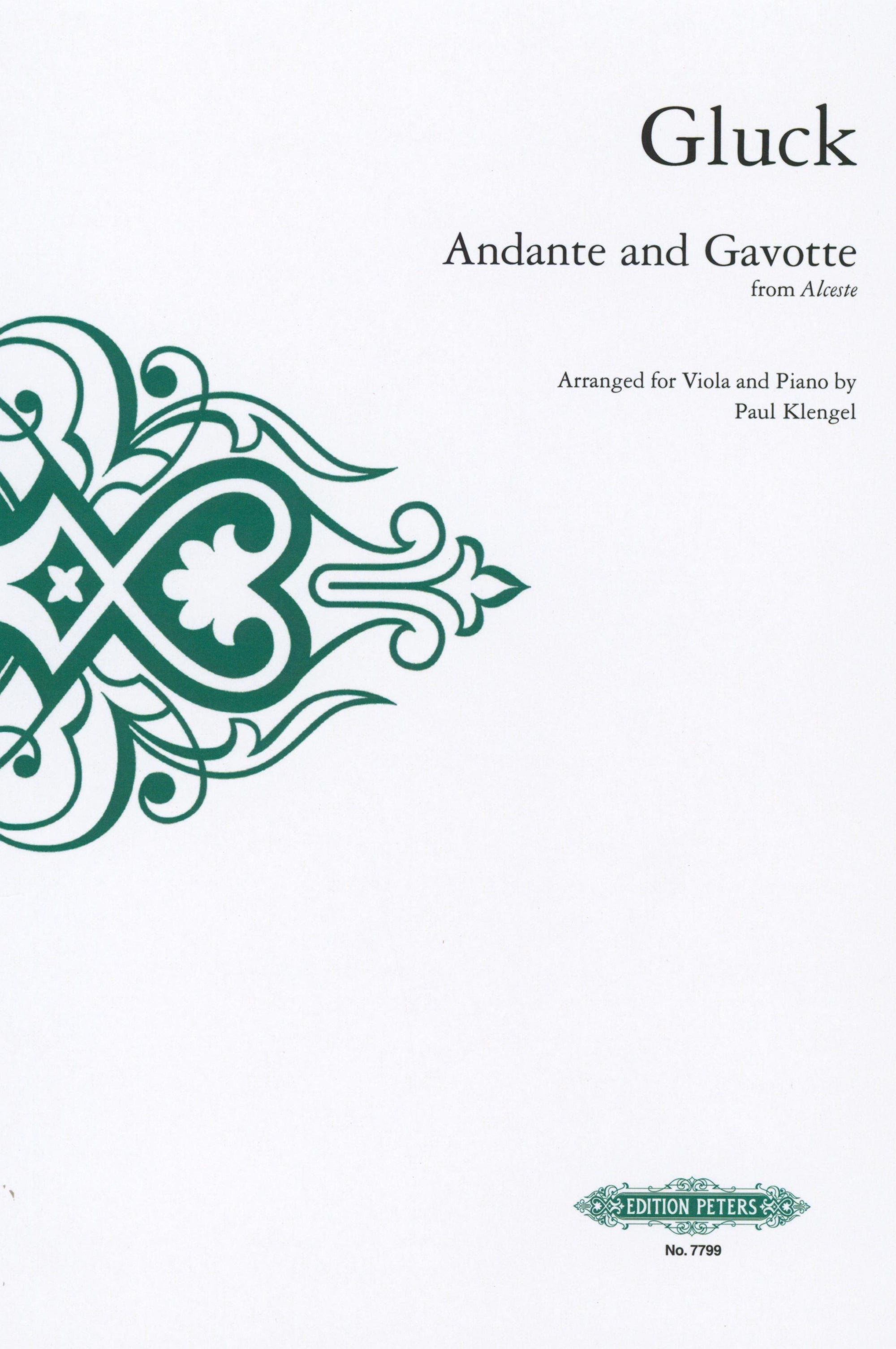 Gluck: Andante and Gavotte from Alceste (arr. for viola and piano)