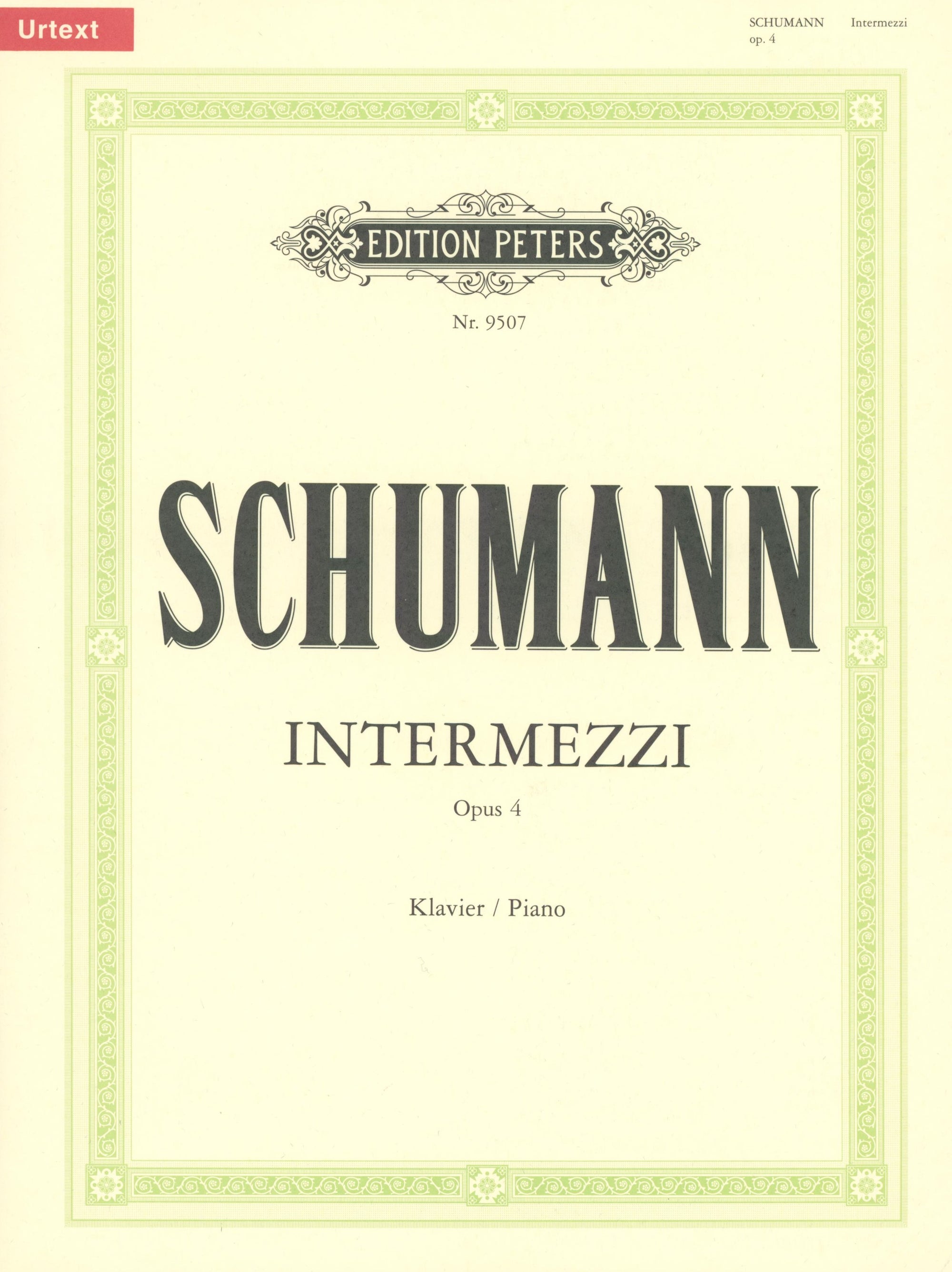 Schumann: Intermezzi, Op. 4