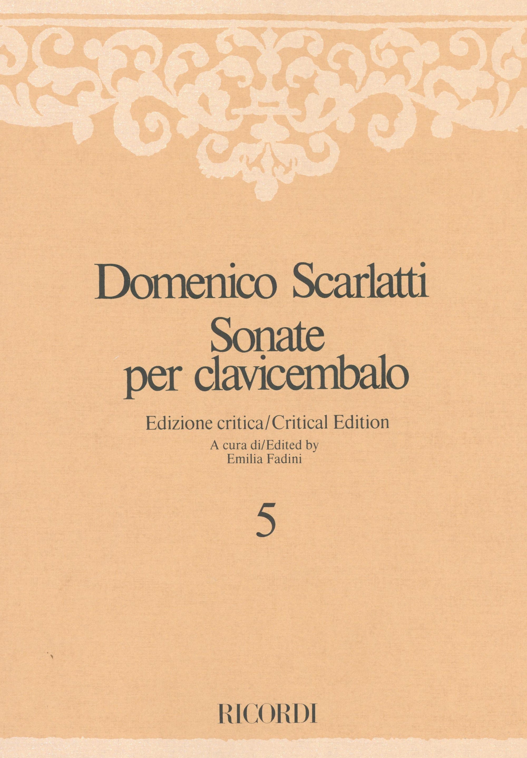 Scarlatti: Keyboard Sonatas - Volume 5 (K. 266-325)