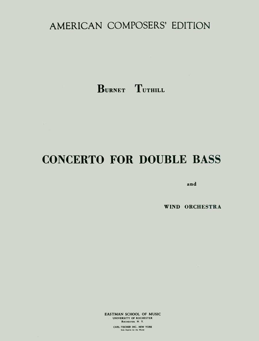 Tuthill: Concerto for Double Bass and Wind Orchestra, Op. 45
