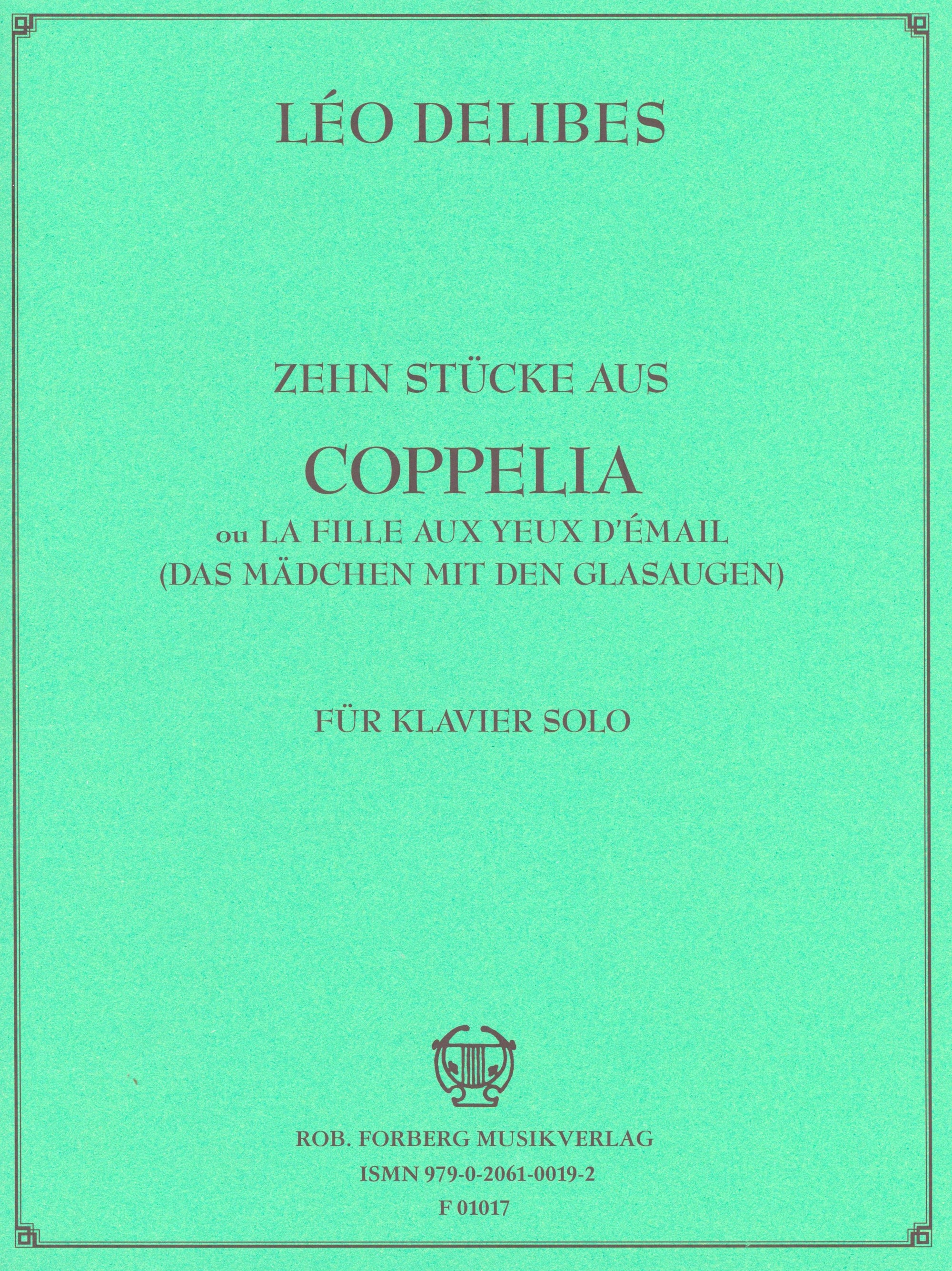 Delibes: 10 Pieces from Coppélia (arr. for piano)