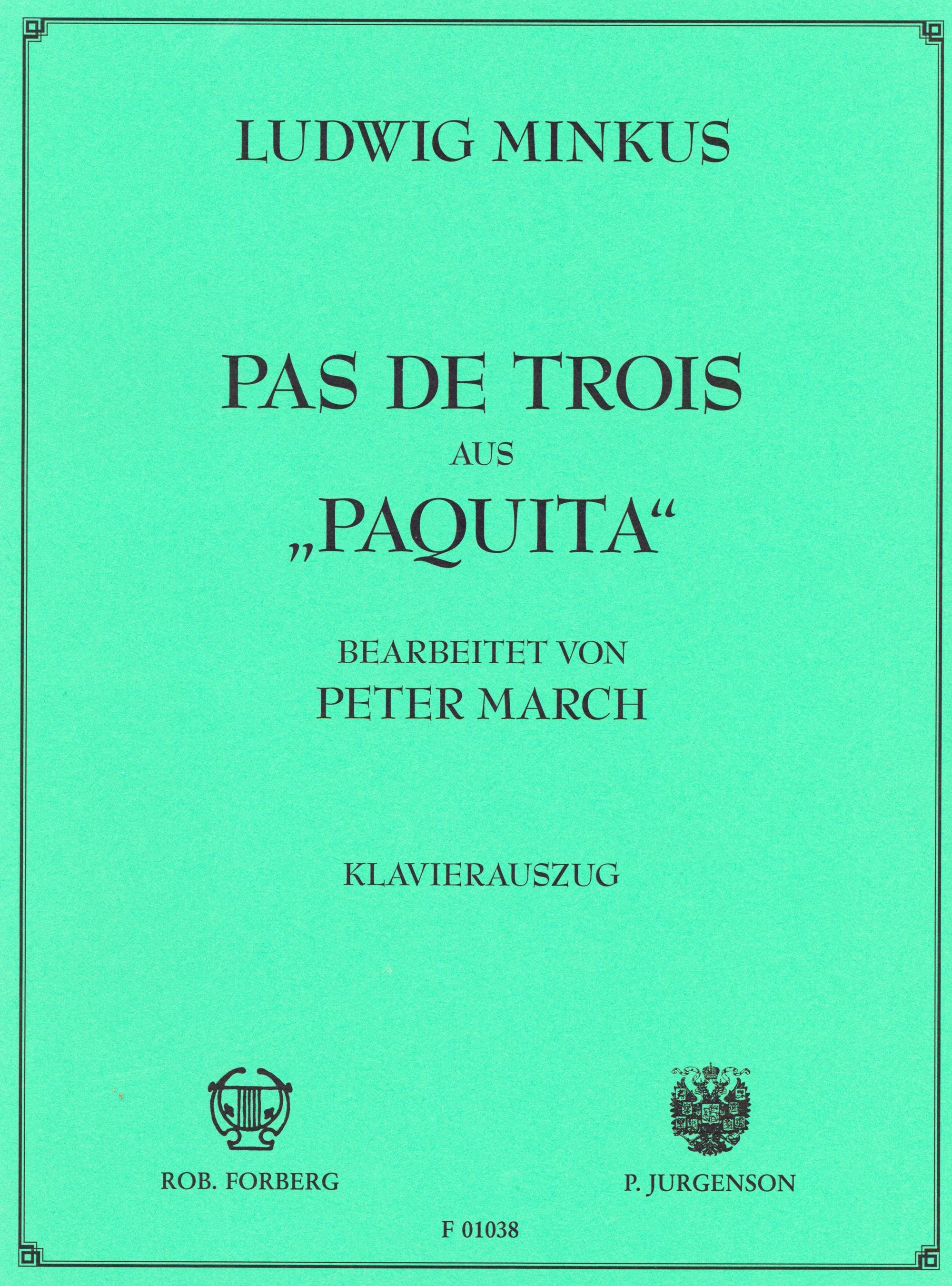 Minkus: Pas de trois from "Paquita" (arr. for piano)