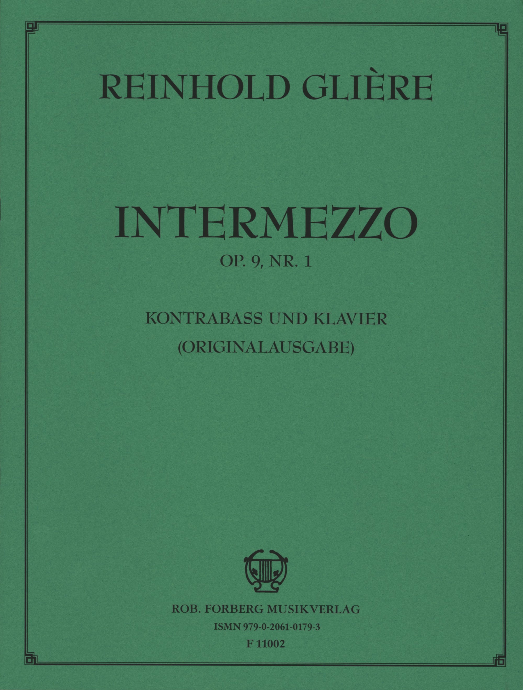 Glière: Intermezzo, Op. 9, No. 1