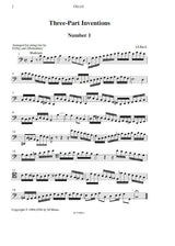 Bach: 3-Part Inventions, Nos. 1-8 (arr. for string trio)