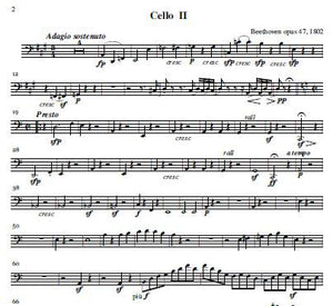 Beethoven: Sonata in A Major, Op. 47 (arr. for string quintet)