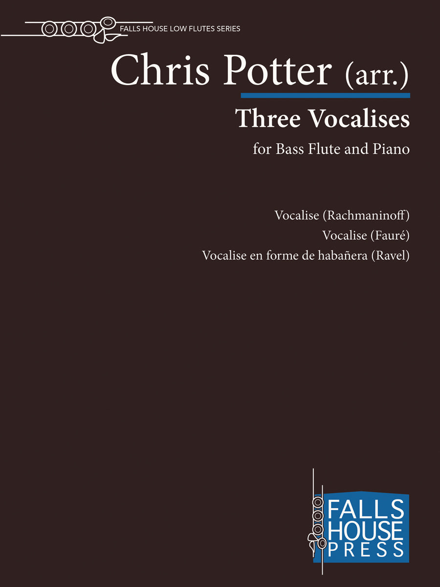 3 Vocalises (arr. for bass flute and piano)