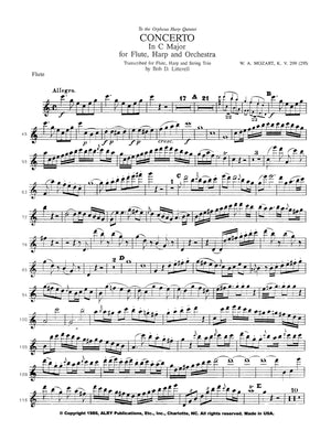 Mozart: Concerto for Flute and Harp, K. 299 (arr. for harp quintet)