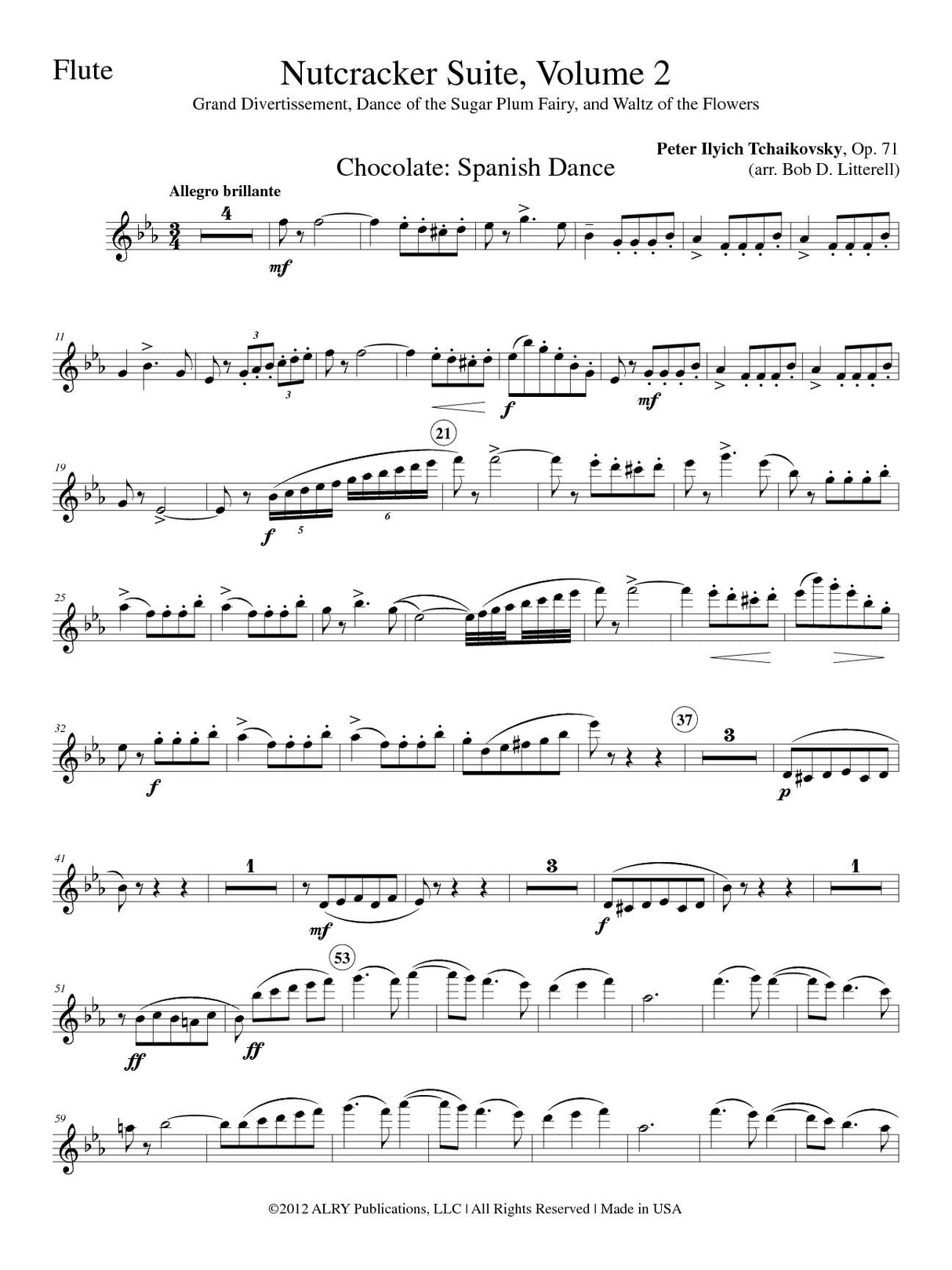 Tchaikovsky: The Nutcracker - Volume 2 (arr. for harp quintet)