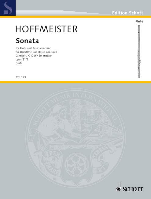 Hoffmeister: Flute Sonata in G Major, Op. 21, No. 3