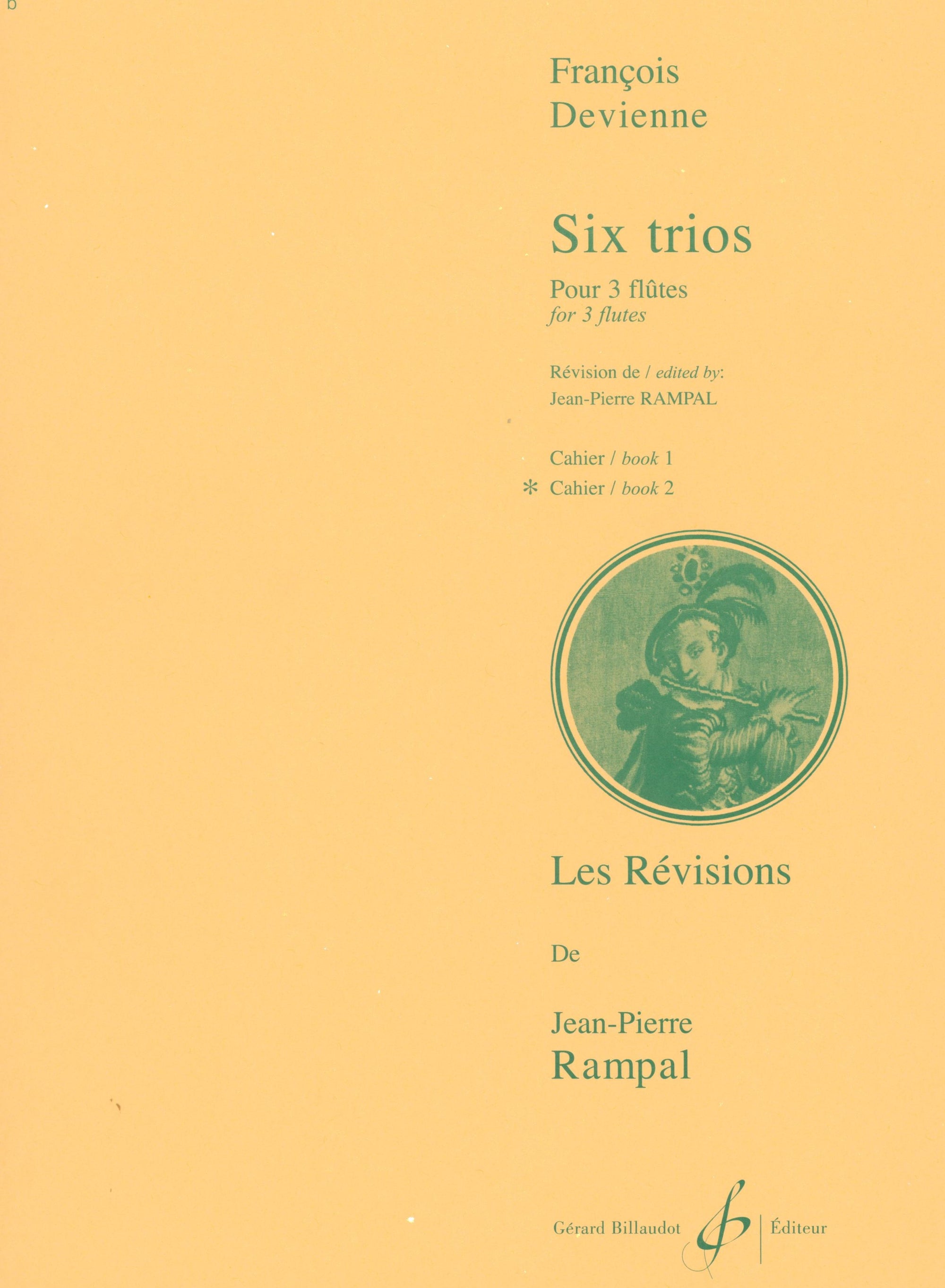 Devienne: Trios for 3 Flutes - Volume 2 (Nos. 4-6)