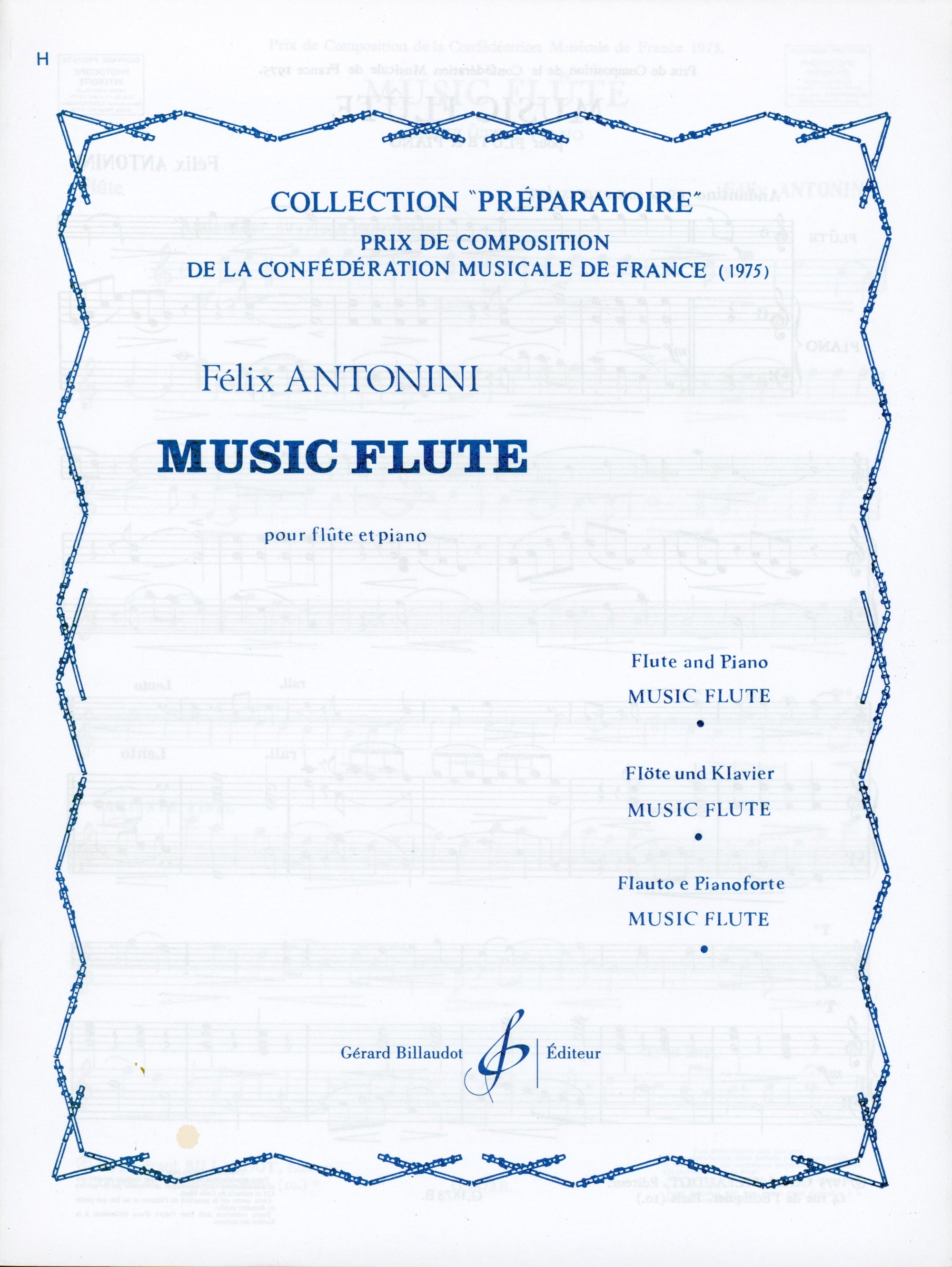 F. Antonini: Music Flute
