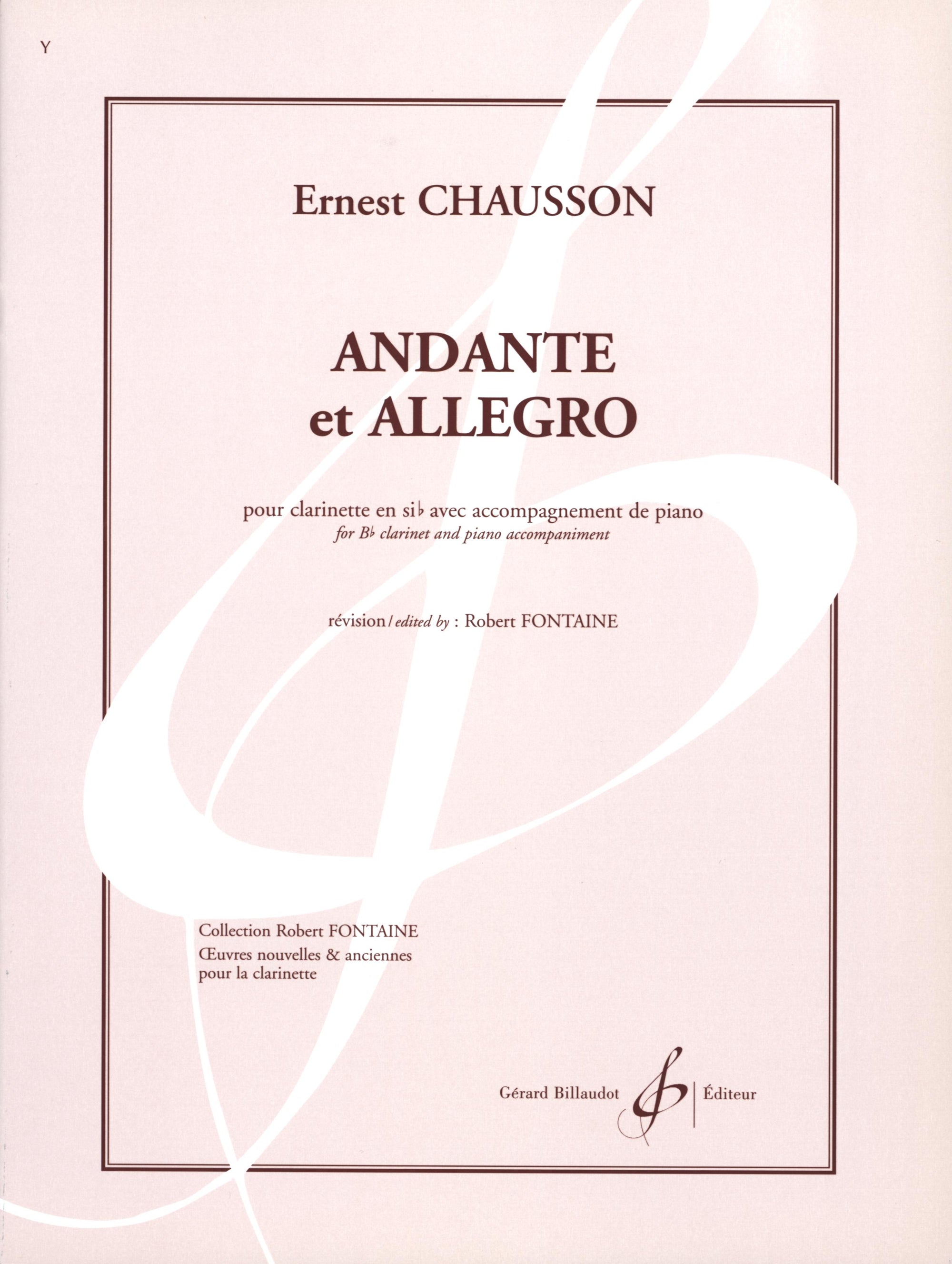 Chausson: Andante et Allegro