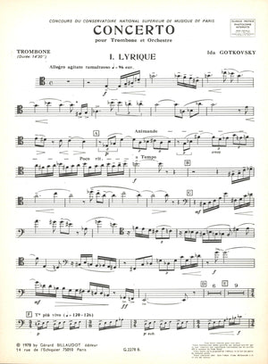 Gotkovsky: Trombone Concerto