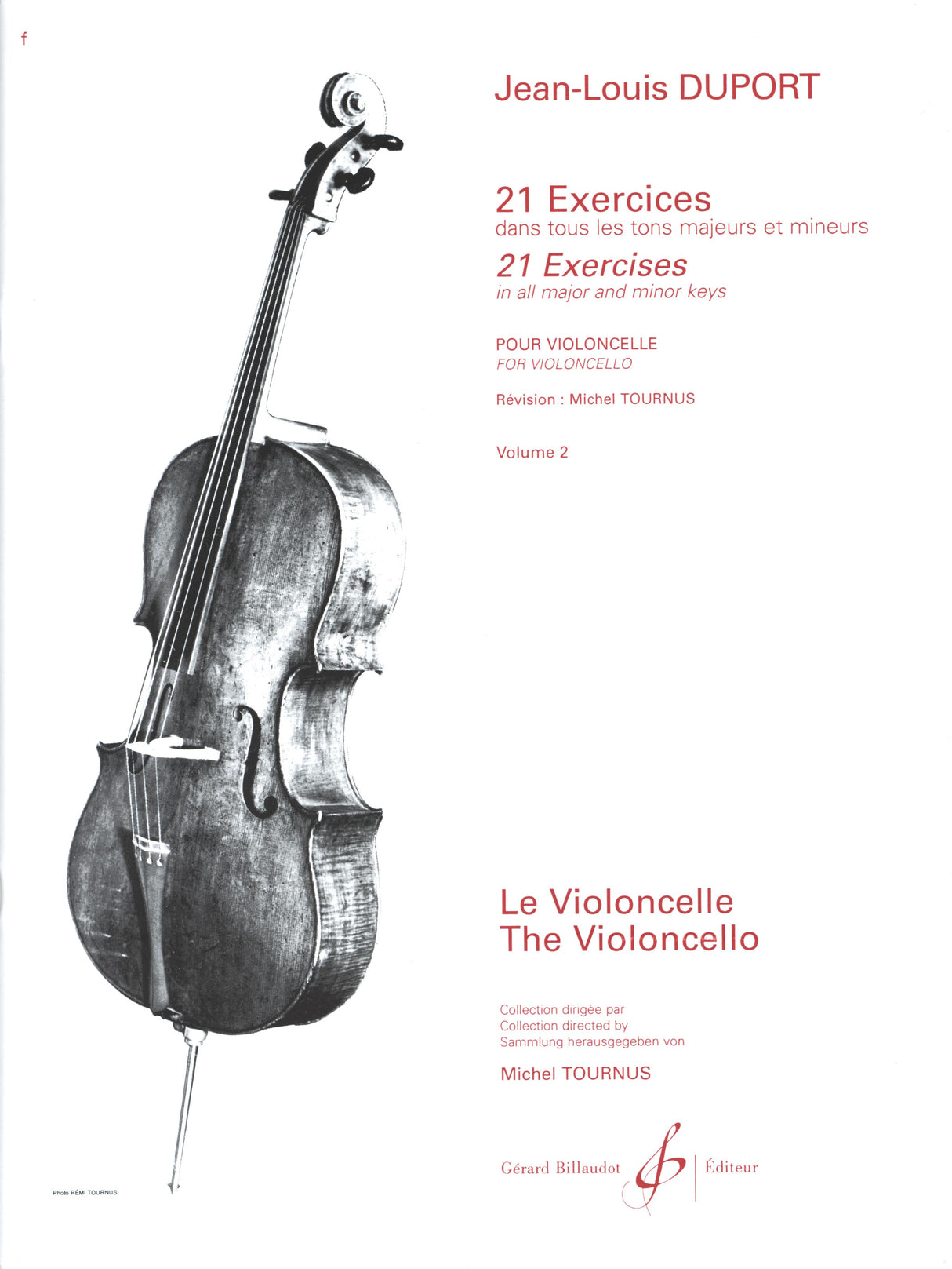 Duport: 21 Cello Etudes - Volume 2 (Nos. 12-21)