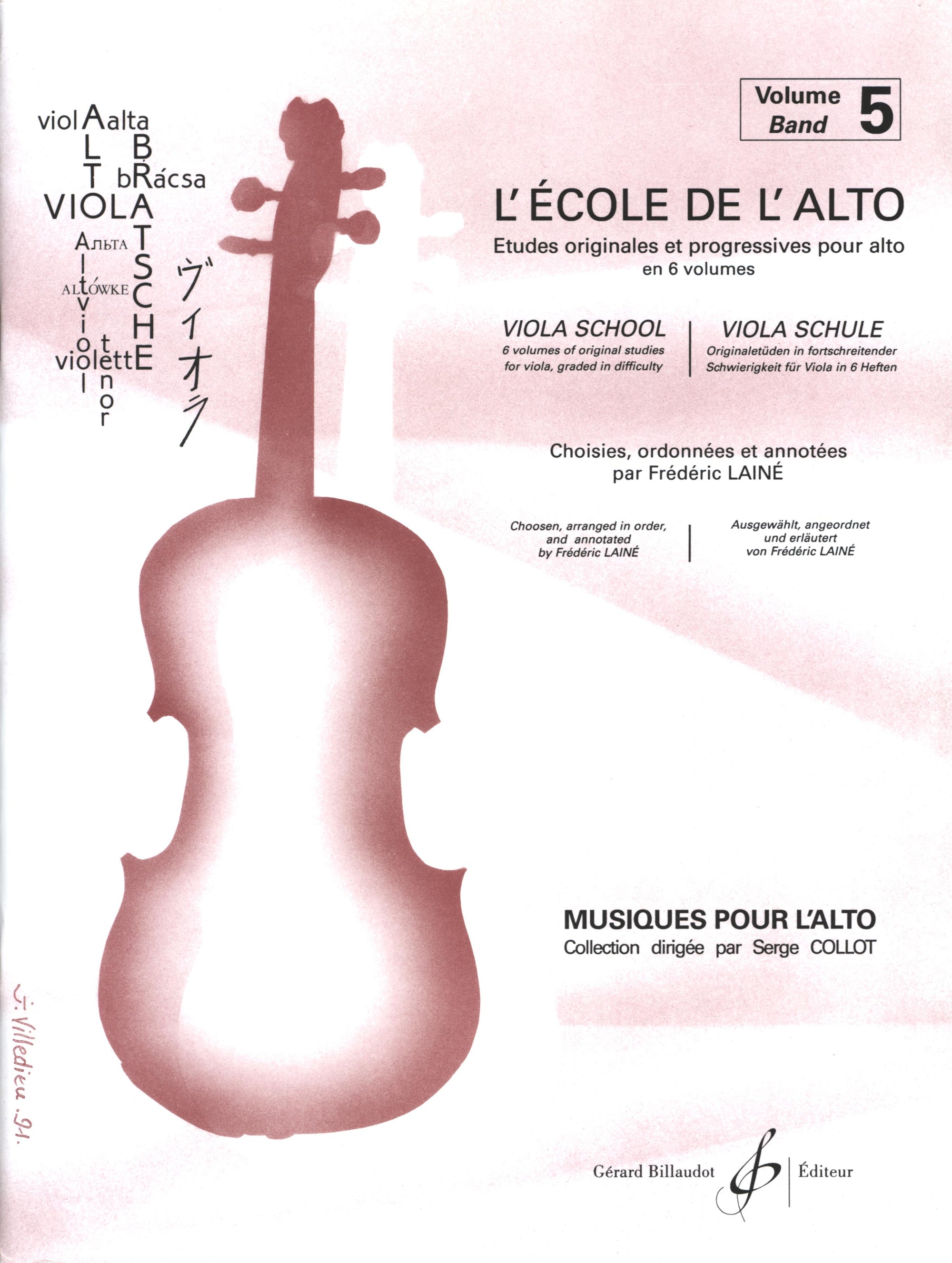 Lainé: Viola School - Volume 5