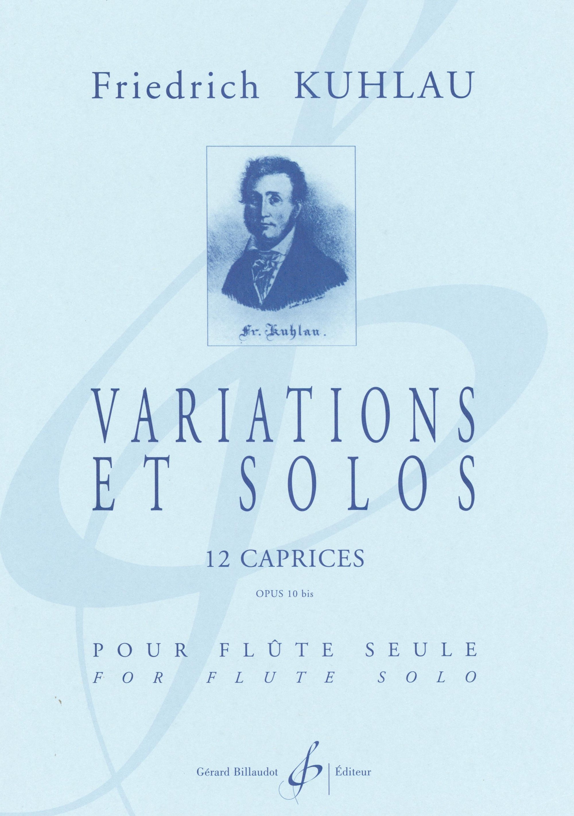 Kuhlau: 12 Variations and Solos, Op. 10b