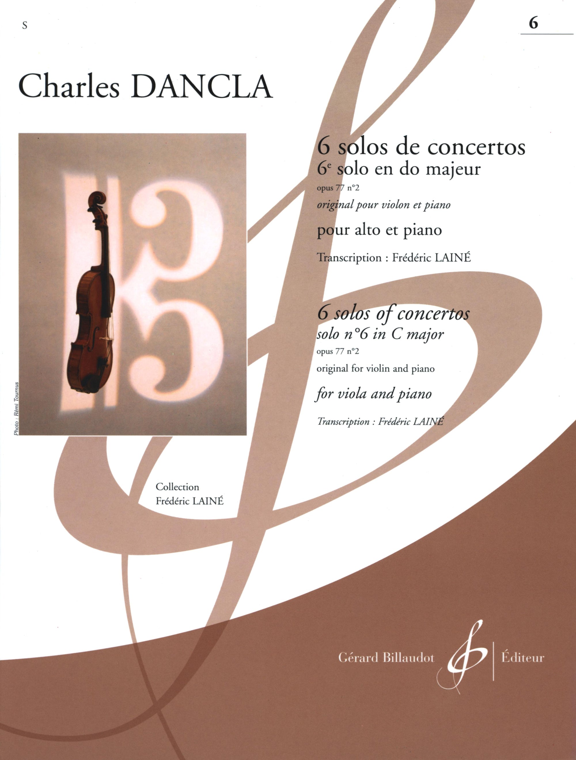 Dancla: Solo No. 6 in C Major, Op. 77, No. 2 (arr. for viola)