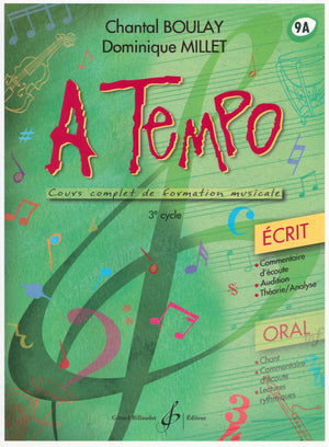 A Tempo (partie écrit) - Volume 9a (3rd cycle)