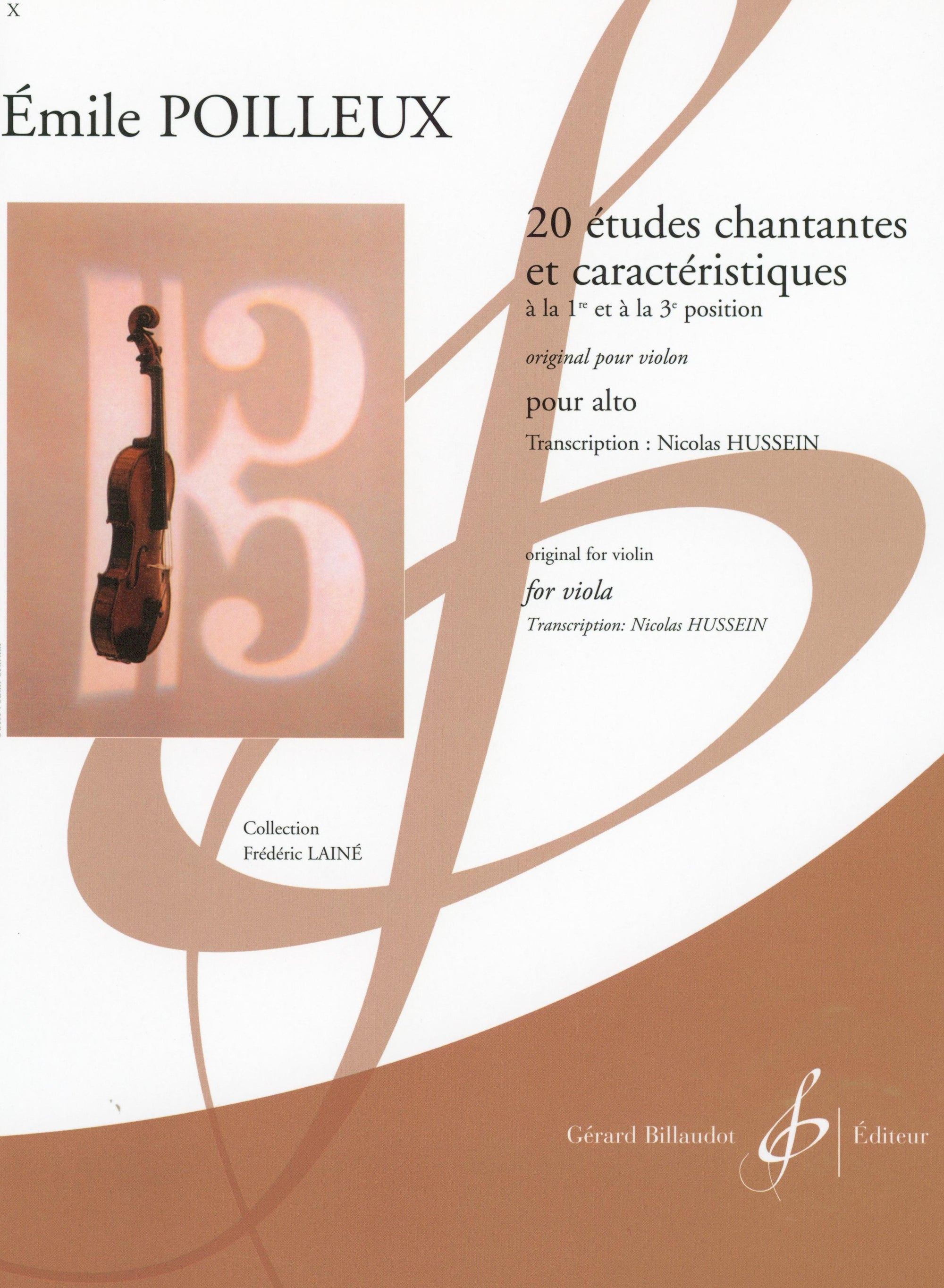 Poilleux: 20 Singing and Characteristic Etudes (arr. for viola)