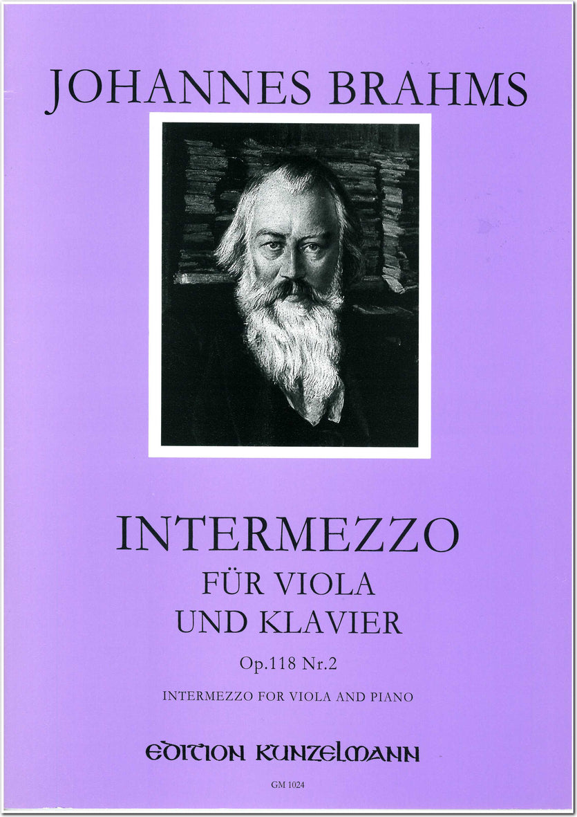 Brahms: Intermezzo, Op. 118, No. 2 (arr. for viola & piano)