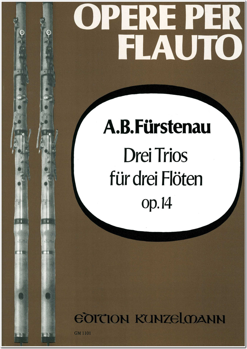 Fürstenau: 3 Trios for 3 Flutes, Op. 14