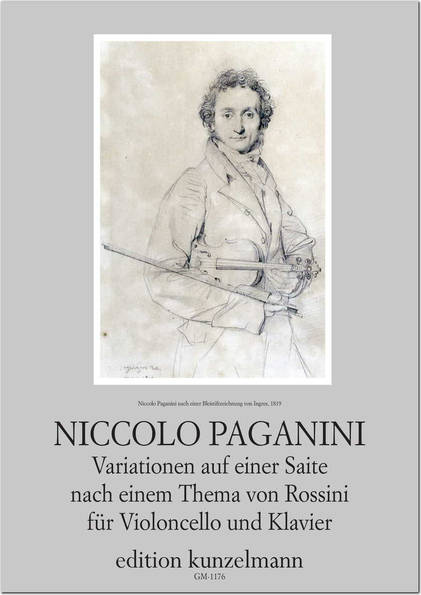 Paganini: Sonata "a Preghiera" (arr. for cello & orchestra)
