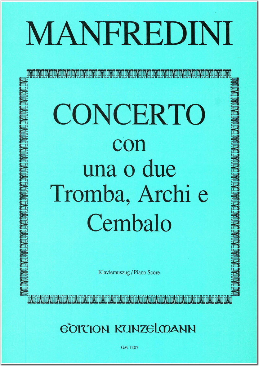 Manfredini: Concerto for 1 or 2 Trumpets