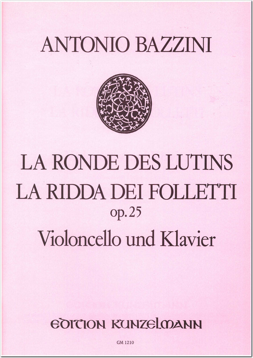 Bazzini: La Ronde des Lutins, Op. 25 (arr. for cello & piano)