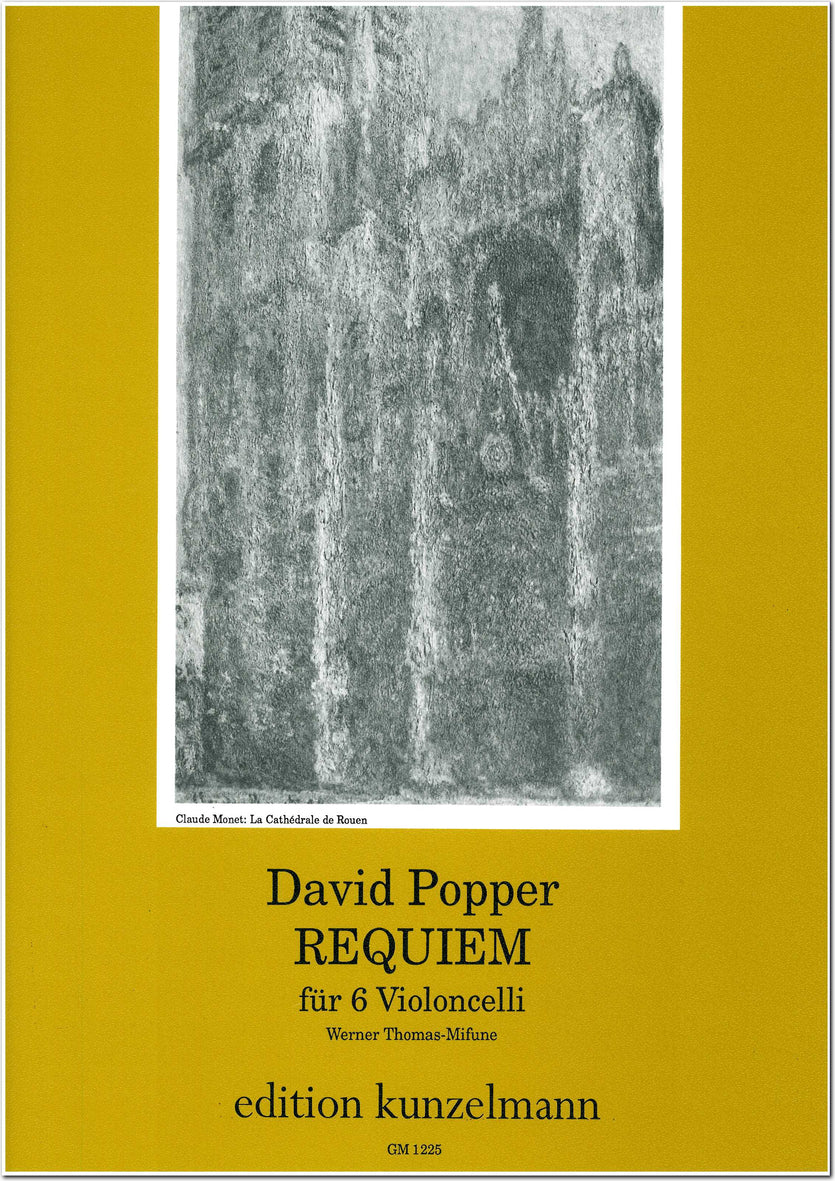 Popper: Requiem, Op. 66 (arr. for 6 cellos)